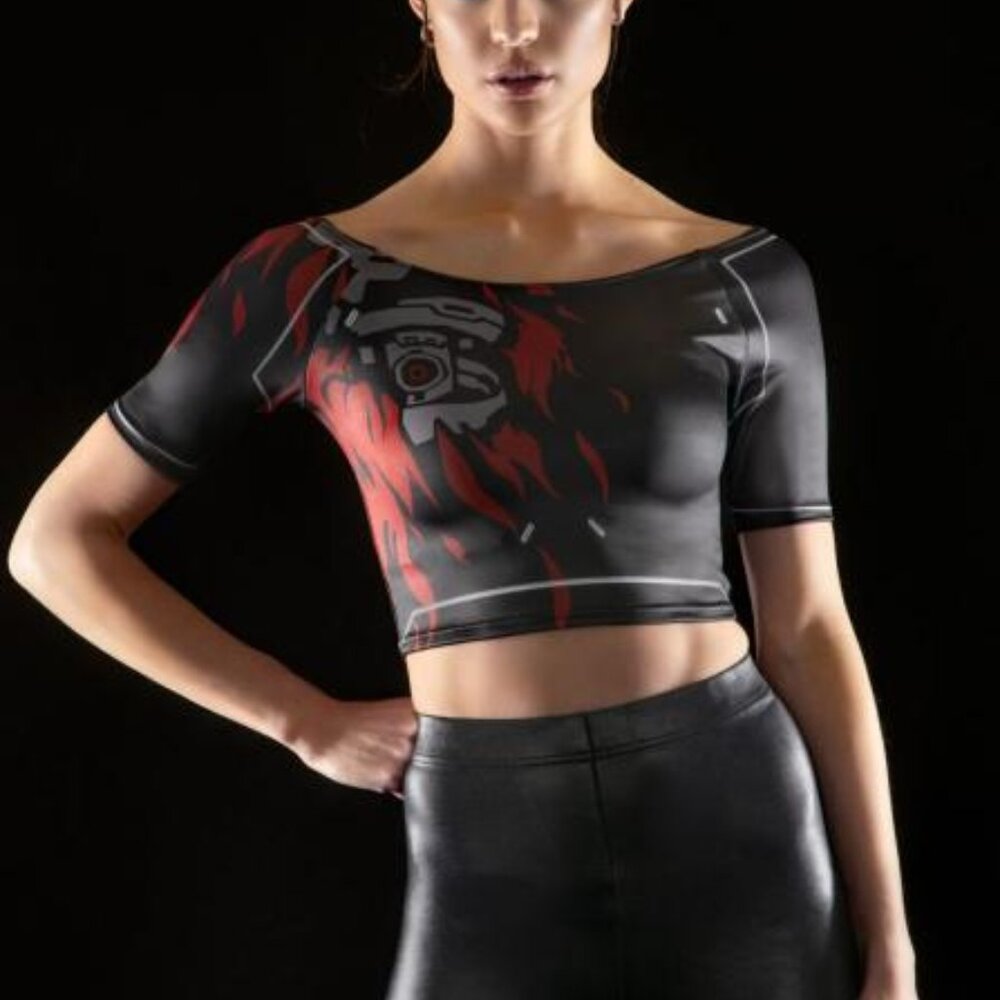 Cyberpunk 2077 Crop Top **RARE** - Picture 3 of 4